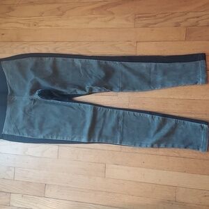 Theory nwot leather/spandex panel pants leggings 8